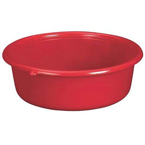 Cuvette Ronde 1.5L Ø21X6Cm Rouge - Aluminium Et Plastiq