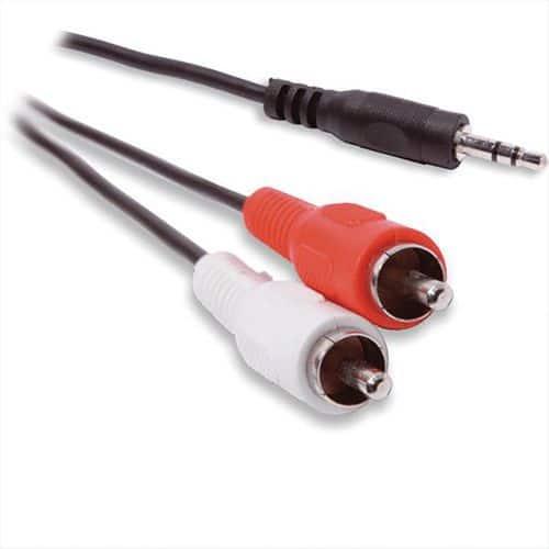 Cordon Jack 3.5Mm Male/ 2Rca Male 1M50 - Erard Connect