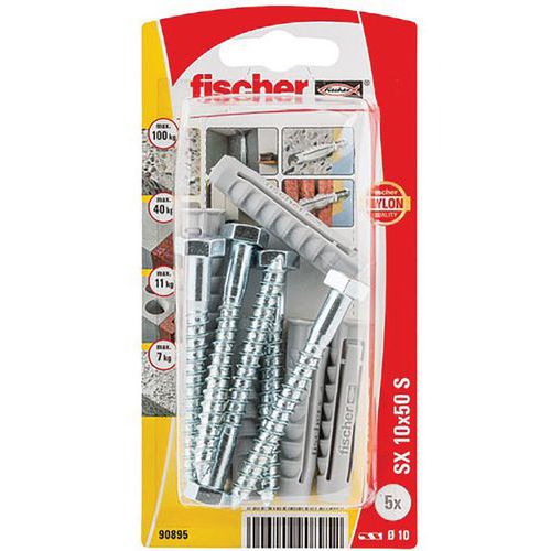 Cheville Nylon Colleret Sx 10X50 S Bl5 - Fischer