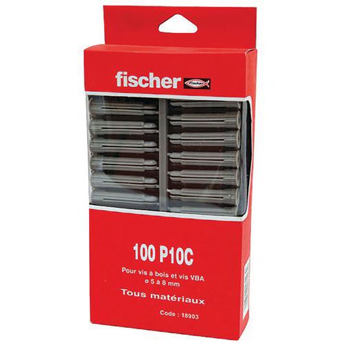 Cheville P 10C Gris  Sc 100P - Fischer Fixation