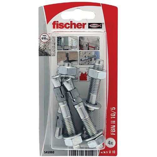 Goujons Fbn Ii 10/5-4K Bl/10 - Fischer