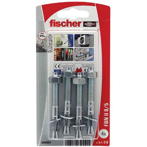 Goujons Fbn Ii 8/5-4K Bl/10 - Fischer