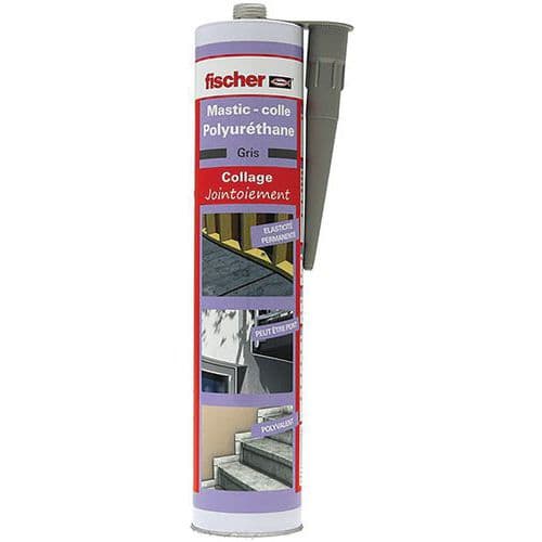 Mastic Colle Polyurethane 310Ml Gris - Fischer Fixation