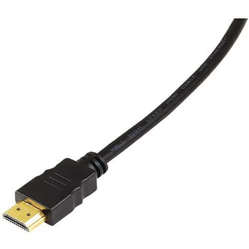 Cordon Hdmi Gold Hq 1.8M Noir - Profile