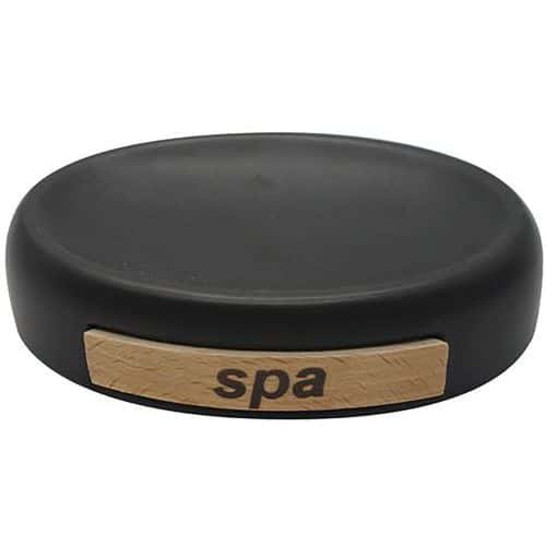 Porte Savon Spa Ceramique Noir - Msv