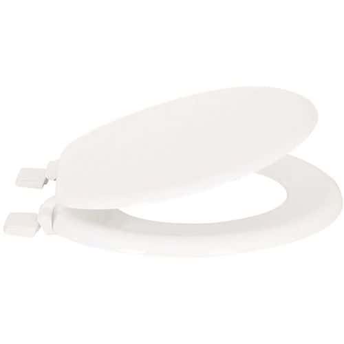 Abattant Wc Blanc Mdf Charnieres Plas. - Msv