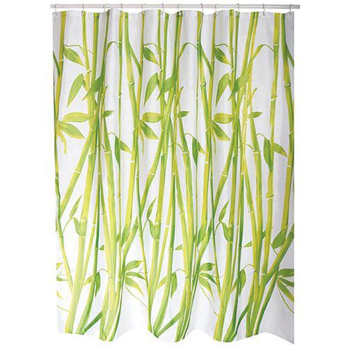 Rideau Douche 180X200 Polyester Bambou - Msv