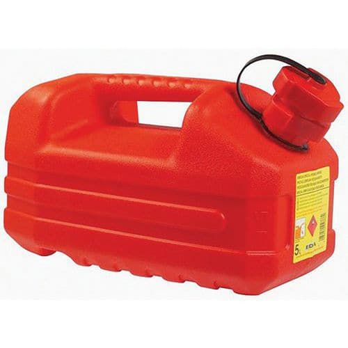 Jerrican Hydrocarbure  5L Rouge - Eda