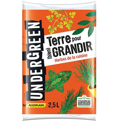 Terreau Herbes De La Cuisine 2.5L /Nc - Undergreen