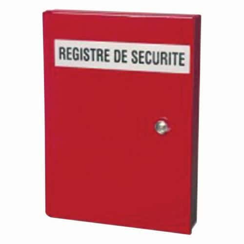 Coffret pour registre de sécurité