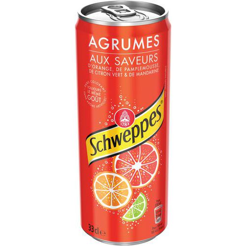 Soda SCHWEPPES Agrum Canette 33CL