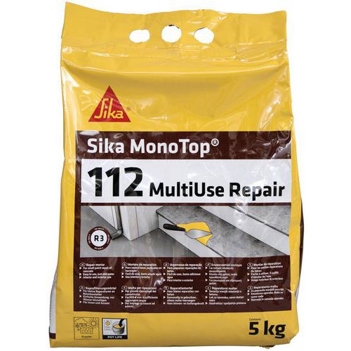 Mortier pour réparation et ragréage MonoTop 112 - Sika