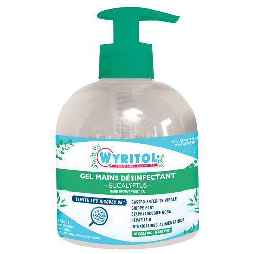 Gel désinfectant des mains eucalyptus - Wyritol