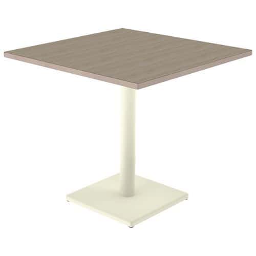 Table Menorca 80 x 80 cm T6 plateau ép. 24 mm stratifié alaisé Mobidecor