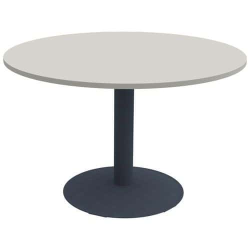 Table Mano T6 ronde plateau stratifié ABS Mobidecor