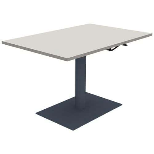 Table Mano rectangulaire hauteur réglable plateau stratifié alaisé Mobidecor