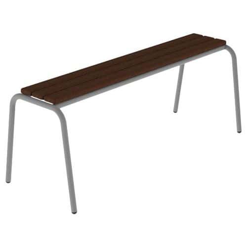 Banc Eben 120 cm hêtre massif vernis Mobidecor