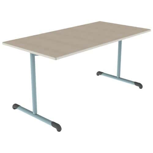 Table Bandana rectangulaire dégagement latéral strat polyuréthane Mobidecor