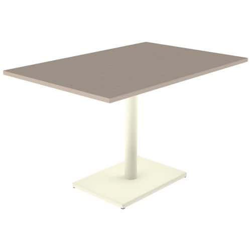 Table Menorca T6 rectangulaire prof 80 cm plateau ép. 24 mm strat. ABS Mobidecor