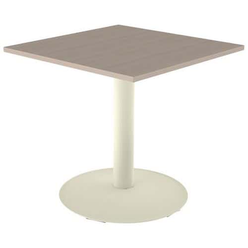 Table Mano 80 x 80 cm T6 plateau stratifié ABS Mobidecor