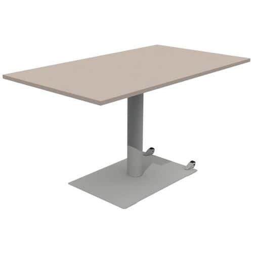 Table Mano mobile T6 rectangulaire plateau stratifié ABS Mobidecor