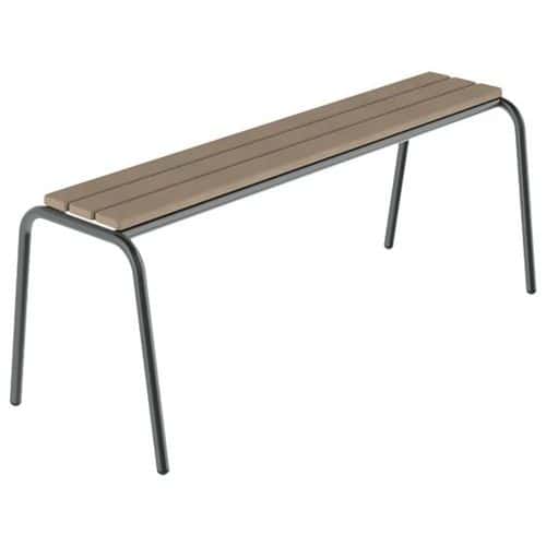 Banc Eben 120 cm hêtre massif blueprotech Mobidecor