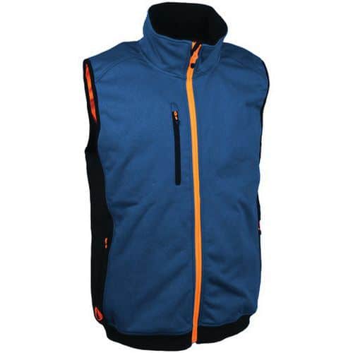 Gilet Softshell marine 96% polyester et 4% elasthanne 300g/m² - Singer Safety