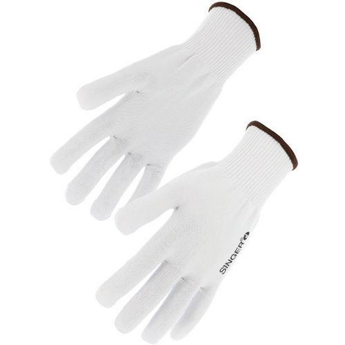 Gants nylon mousse jauge 13 tricoté sans couture - Singer