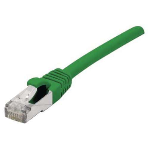 Cordon patch RJ45 - Câble droit Cat. 6 - Blindé SFTP - Vert