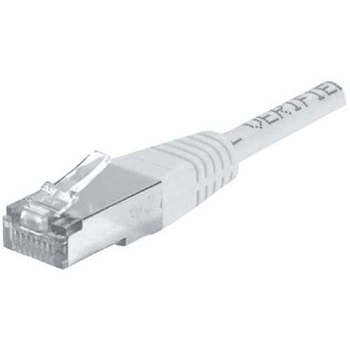 Cordon patch RJ45 - Câble droit Cat. 6 - Blindé FTP - Gris