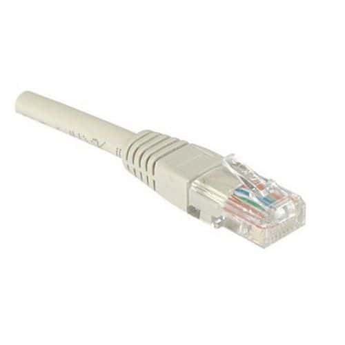 Cordon patch RJ45 - Câble droit Cat5E - Non blindé UTP - Gris