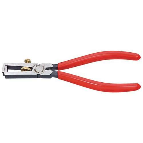 Pince à dénuder gainée plastique Knipex