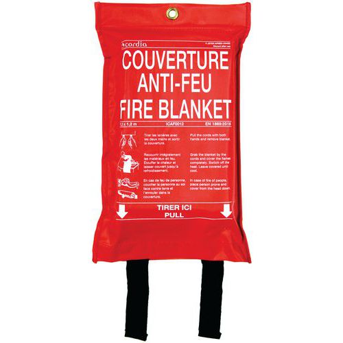 Couverture anti-feu sac souple