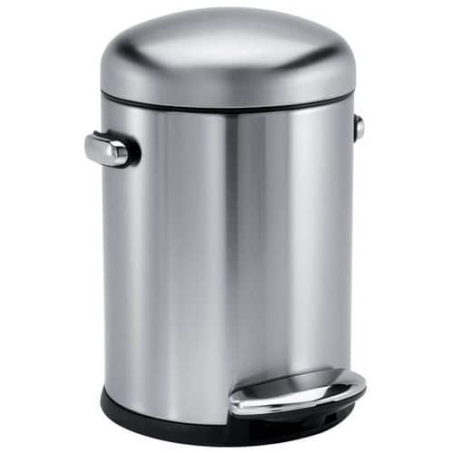 Poubelle Mini Round Retro Step Can 4,5L - Simplehuman