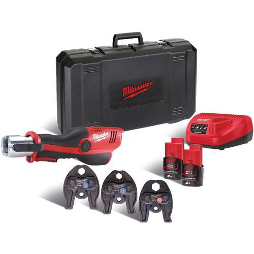 Coffret Pince a sertir 12V 2,0Ah M12 HPT-202C V-SET2 - Milwaukee