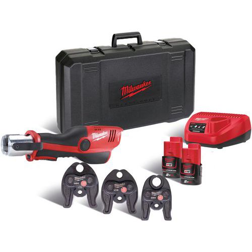 Coffret Pince a sertir 12V 2,0Ah M12 HPT-202C U-SET - Milwaukee