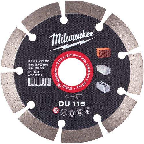 Disque diamant a rainurer - Milwaukee