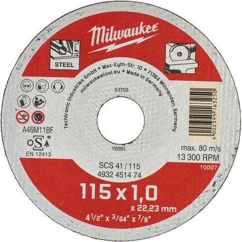 Disque a tronconner Contractor Pro+ - Milwaukee