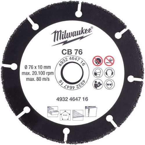 Disque carbure 76 mm - Milwaukee