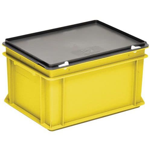 Bacs à couvercle RAKO jaune - 400x300mm - 10 à 40 L