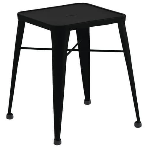 Tabouret Roma acier 4 pieds