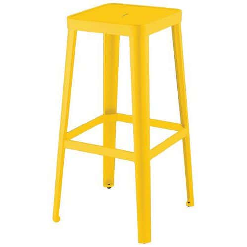 Tabouret Caceres acier 4 pieds