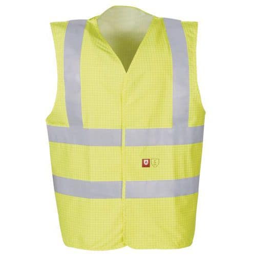 Gilet haute visibilité ignifuge et antistatique HELLISSAN