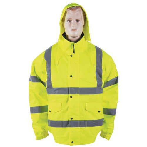 Blouson haute visibilité Jaune - Manutan Expert