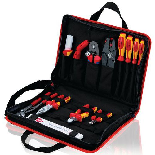 Trousse à outils Compacte pinces+tounevis électricien - KNIPEX