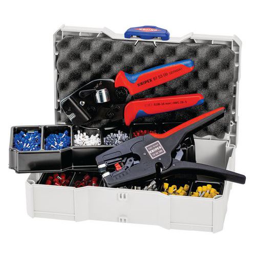 Coffret de sertissage : embouts Pince 97 53 09/12 42 195 - KNIPEX