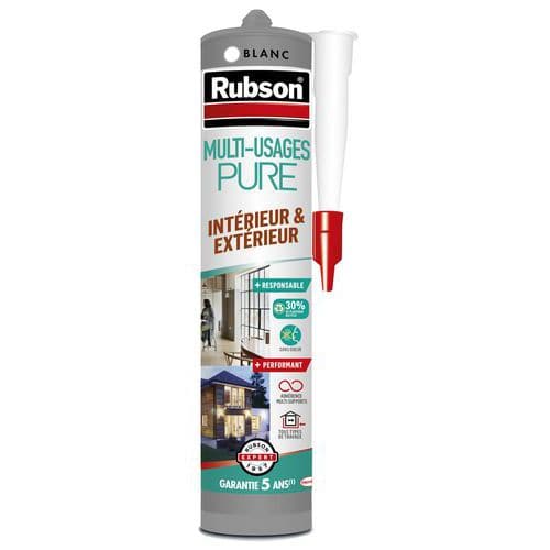 Mastic silicone multi-usages PURE 280 ml - Rubson