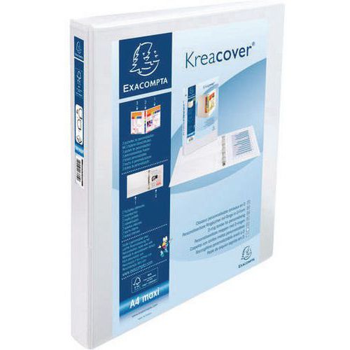 Classeur 4 anneaux totalement personnalisable Kreacover - Exacompta