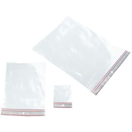 Sachet plastique Minigrip - 100 µ - Standard