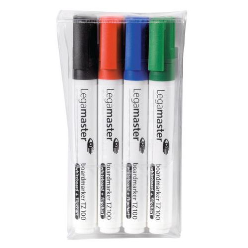 Marqueur pour tableau blanc TZ100 - Lot de 4 - Legamaster